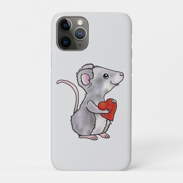 Coques Case-Mate iPhone Souris avec coeur (Dos)