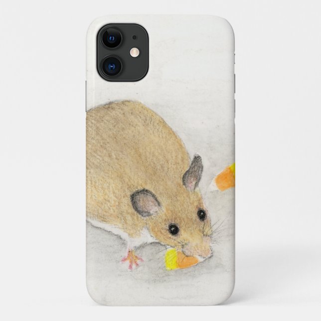 Coques Case-Mate iPhone Souris avec Cornes à bonbons (Dos)