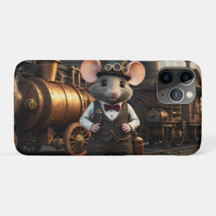 Case-Mate iPhone Case Souris et train Steampunk