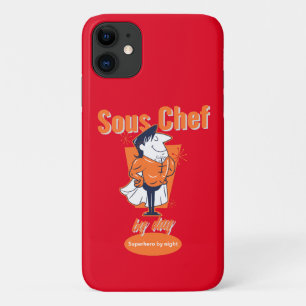 Case-Mate iPhone Case Sous Chef de jour, Superhero de nuit