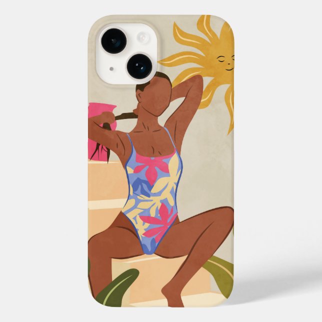 Coques Case-Mate iPhone Sous le soleil souriant (Verso)
