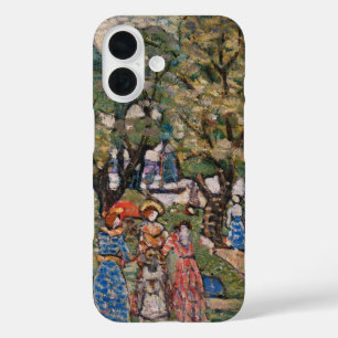 Coque Pour iPhone 16 Sous les arbres par Maurice Prendergast, Beaux-art