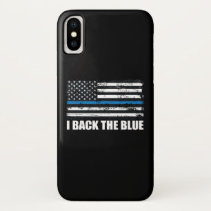 Case-Mate iPhone Case Soutenez le Thin Blue Line Drapeau USA MAGA WWG1WA