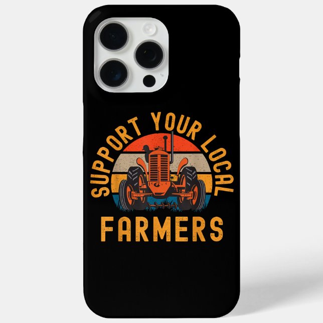 Coques Case-Mate iPhone Soutenez Vos Agriculteurs Locaux, Agricole Et Ranc (Verso)