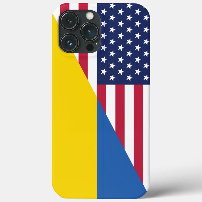Coques Case-Mate iPhone Soutien américain à l'Ukraine Sherpa Blanket (Verso)