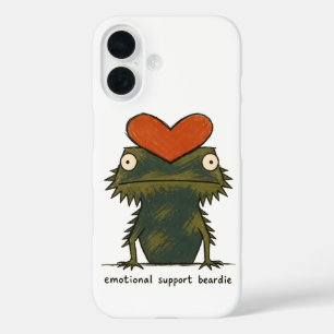 Coque Pour iPhone 16 Soutien émotionnel Beardie Dragon barbu Art