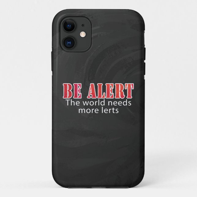 Coques Case-Mate iPhone Soyez alerte (Dos)
