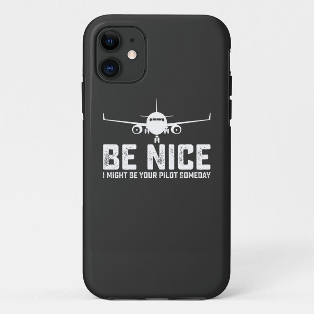 Coques Case-Mate iPhone Soyez Bien Je Pourrais Être Votre Pilote Un Jour (Dos)
