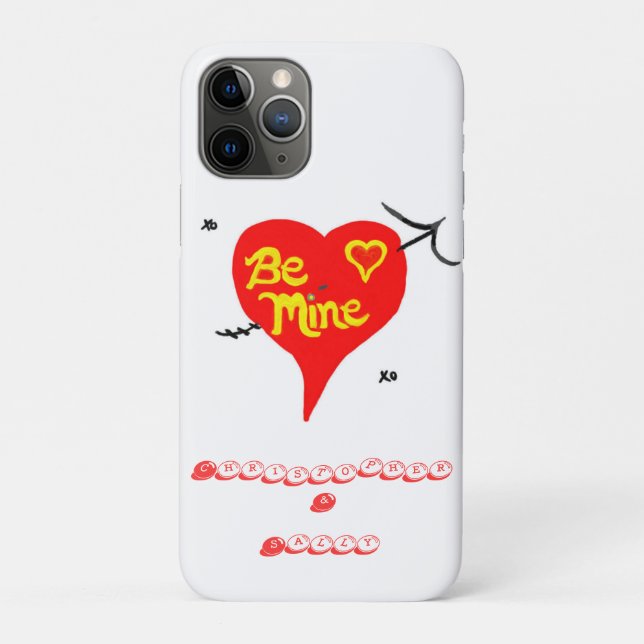Coques Case-Mate iPhone Soyez coeur de mine sur des NOMS de PERSONNALISER (Dos)