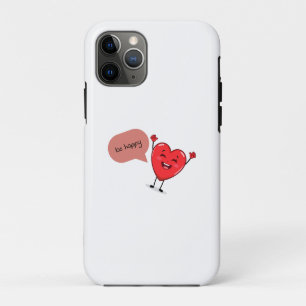 Case-Mate iPhone Case “Soyez heureux – Design positif et minimaliste”