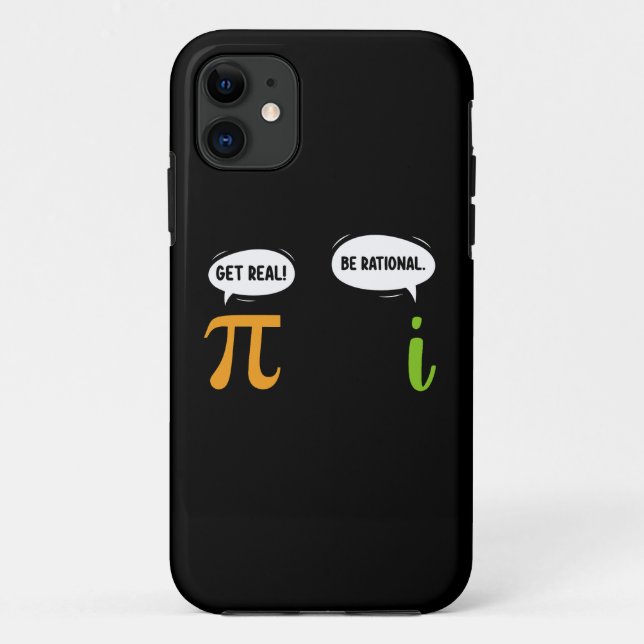 Coques Case-Mate iPhone Soyez Réel Soyez Rationnel Drôle de Mathématiques  (Dos)