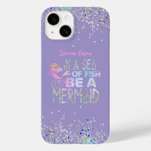 Coque Case-Mate iPhone "Soyez une sirène" Iridescente Hologramme Parties