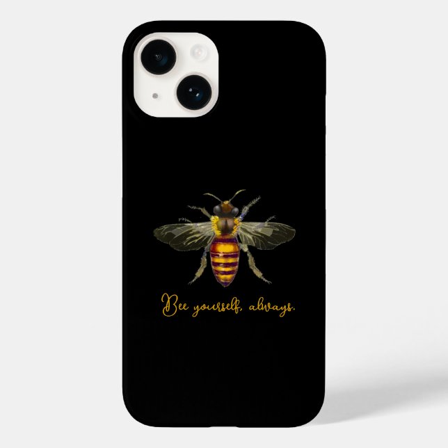 Coques Case-Mate iPhone Soyez vous-même abeille  (Verso)