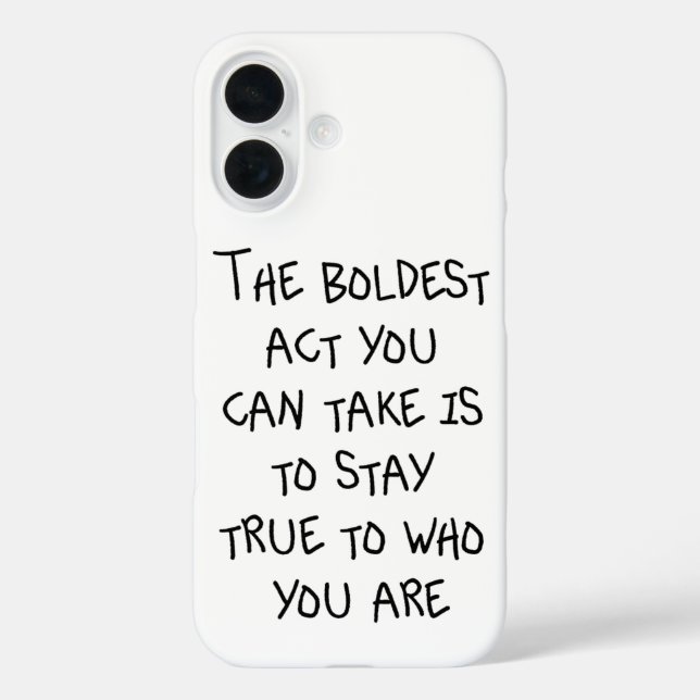 Coques Case-Mate iPhone Soyez vous-même, sans excuses (Verso)