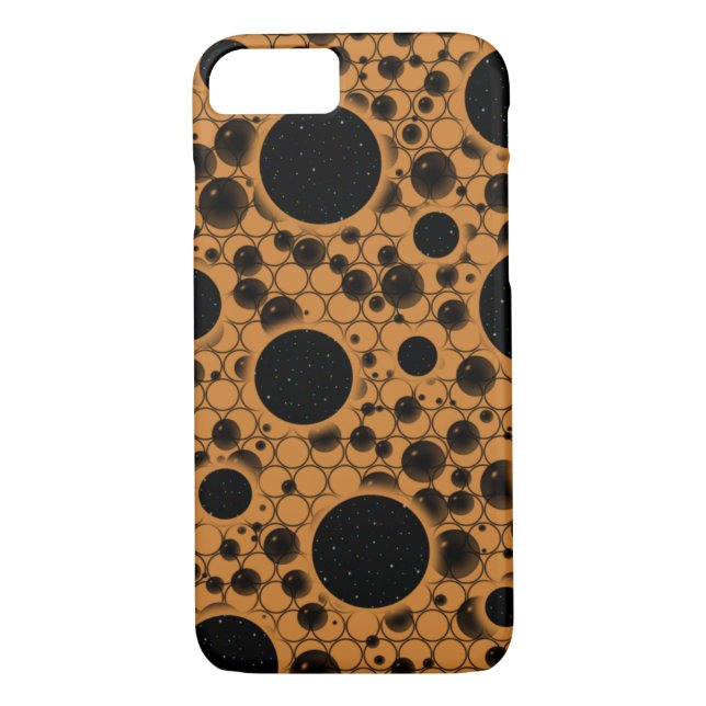 Coques Case-Mate iPhone Space Bubble Spots - Bronze (Dos)