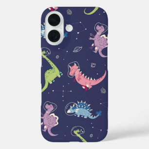 Coque Pour iPhone 16 Space Dino Adventures