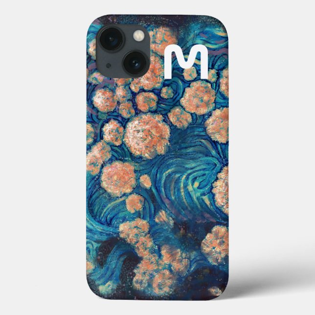Coques Case-Mate iPhone Space Mimosa Golden Nebula Blossom (Verso)