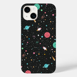 Coque Case-Mate iPhone Space Rocket Ships et Planètes