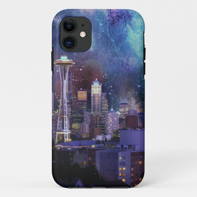 Coques Case-Mate iPhone Spacey Seattle (Dos)