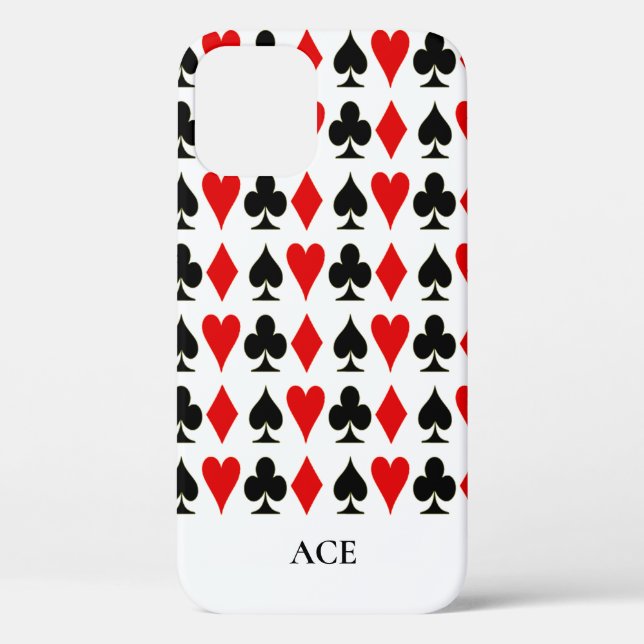 Coques Case-Mate iPhone Spade, Diamant, Club, Costume Cartes Coeur Lucky (Verso)