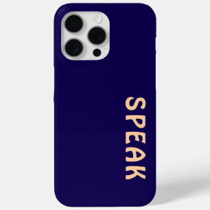 Coque Case-Mate iPhone SPEAK Logo Dk Blue