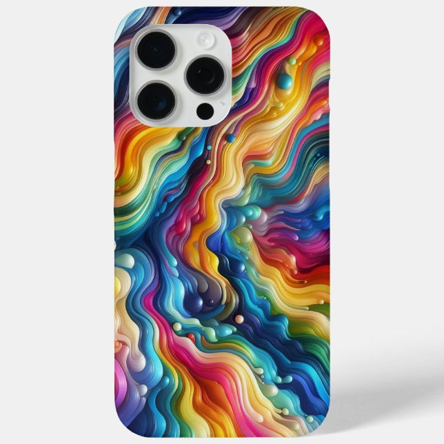 Coques Case-Mate iPhone Spectre arc-en-ciel, caméra arc-en-ciel, multicolo (Verso)