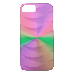 Coque iPhone 7 spectre en arc-en-ciel gras