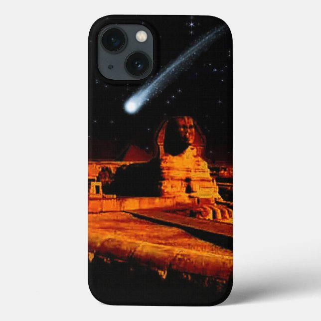 Coques Case-Mate iPhone Sphinx égyptien antique et Comète de nuit Art (Verso)