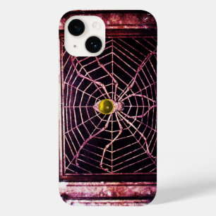Coque Case-Mate iPhone SPIDER ET WEB Jaune Topaz Noir
