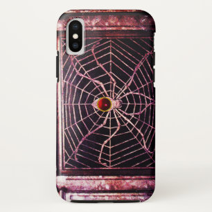 Coque Case-Mate Pour iPhone SPIDER ET WEB Rouge Ruby Noir