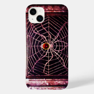 Coque Case-Mate iPhone SPIDER ET WEB Rouge Ruby Noir