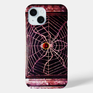 Coque Case-Mate iPhone SPIDER ET WEB Rouge Ruby Noir