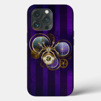 Spider Steampunk sur Arrière - plan pourpre