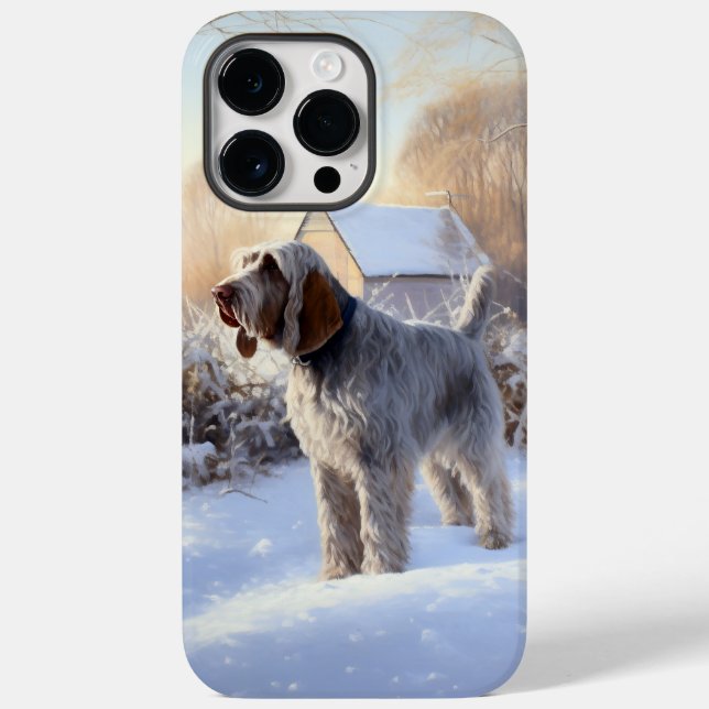 Coques Case-Mate iPhone Spinone Italiano Let It Snow Noël (Verso)