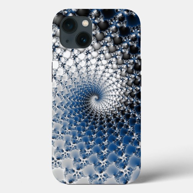 Coques Case-Mate iPhone Spirale bleue (Verso)