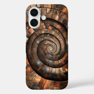 Coque Pour iPhone 16 Spirale métallique