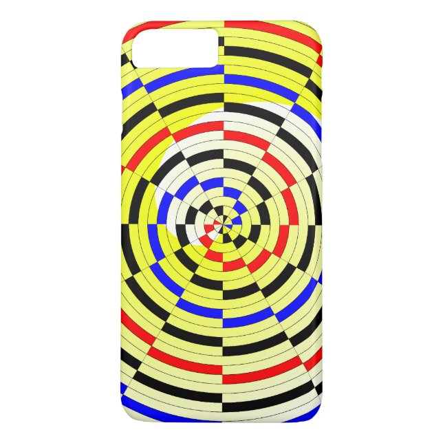Coques Case-Mate iPhone Spirales jaunes par Kenneth Yoncich (Dos)