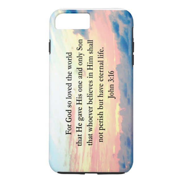COQUES Case-Mate iPhone SPIRITUAL JOHN 3:16 PHOTO (Dos)
