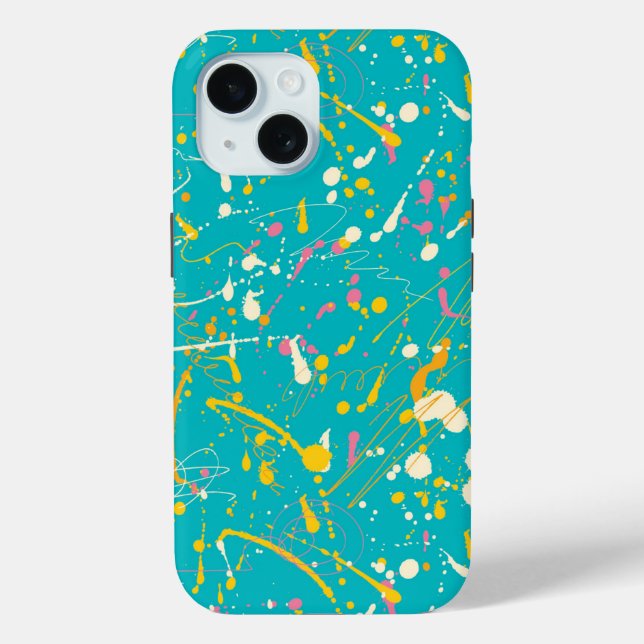 Coques Case-Mate iPhone Splash de peinture Abstraite (Verso)