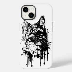 Coque Case-Mate iPhone Splash noir et blanc