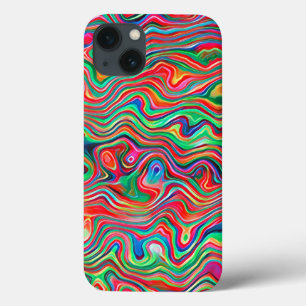 Case-Mate iPhone Case Splash of Color and Contours Liquid Abstrait