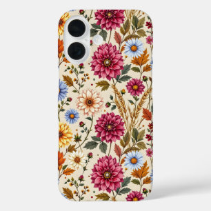 Coque Pour iPhone 16 Splendides Fleurs D'Automne