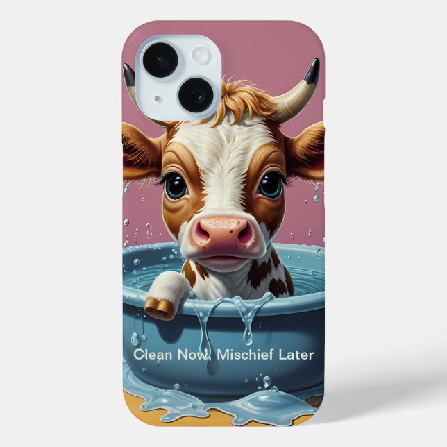 Coques Case-Mate iPhone Splish Splash Cute Funny Citations (Verso)