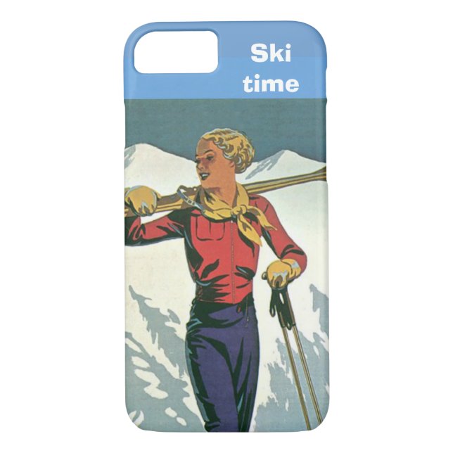 Coques Case-Mate iPhone Sports d'hiver - temps de ski (Dos)