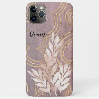 Case-Mate iPhone Case Spray de feuille d'or rose sur les nuages d'or Per