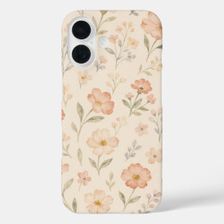 Coque Pour iPhone 16 Spring Garden Watercolor Floral Case