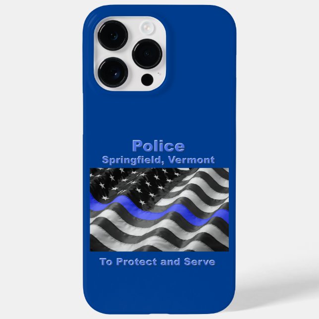 Coques Case-Mate iPhone Springfield, Vermont. Police (Verso)