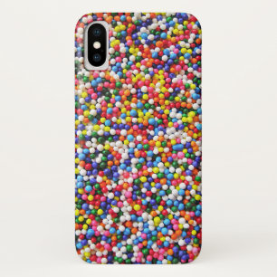 Coque iPhone X Sprinkings arc-en-ciel