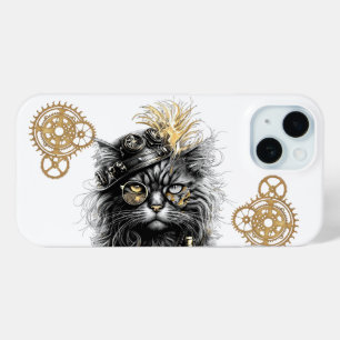 Coque Case-Mate iPhone Spunky Paws Le Chat Steampunk Funky 