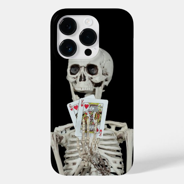 Coques Case-Mate iPhone Squelette Avec Cartes De Jeu (Verso)